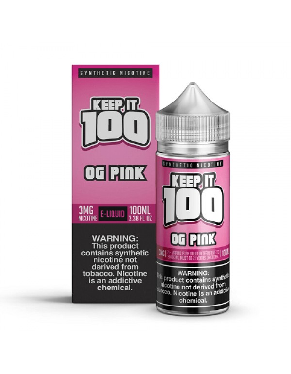 OG Pink Synthetic Nicotine 100ml Vape Juice - Keep...