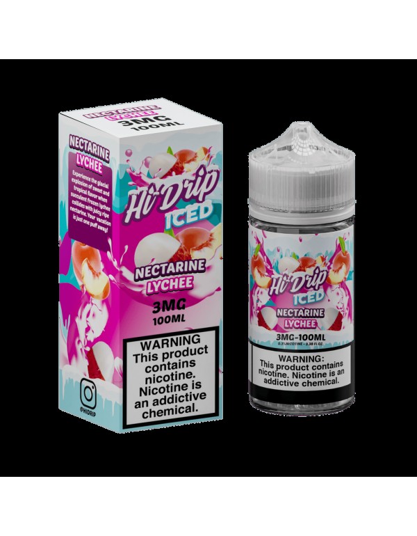 Hi-Drip Iced Nectarine Lychee 100ml Vape Juice