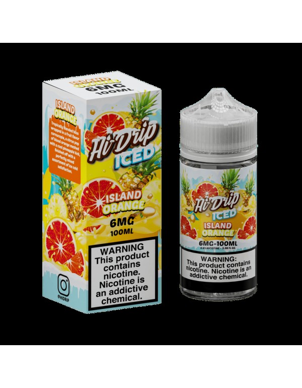 Hi-Drip Iced Island Orange 100ml Vape Juice