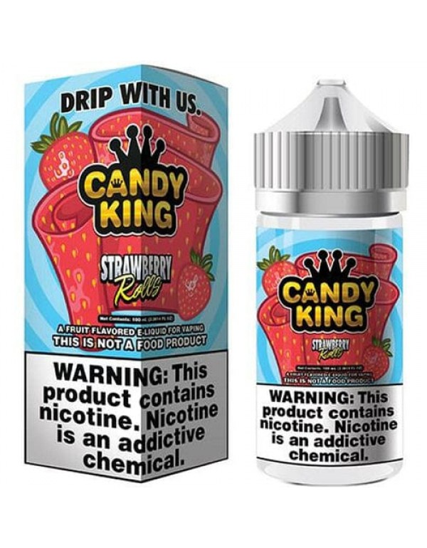 Candy King Strawberry Rolls Synthetic Nicotine 100...