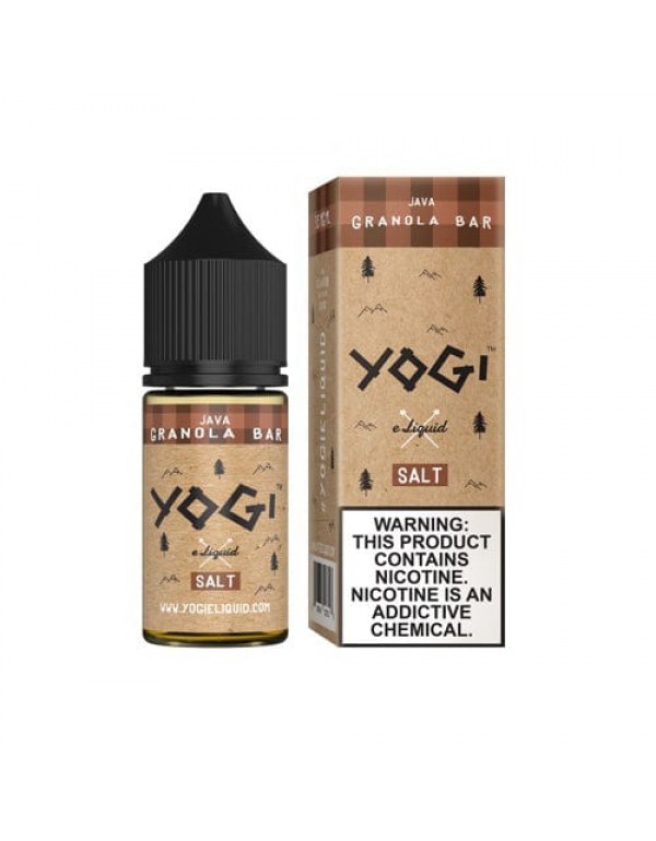 Yogi Salts Java Granola Bar 30ml Nic Salt Vape Juice