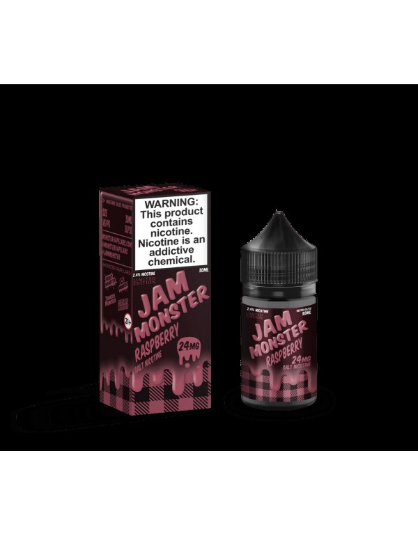 Jam Monster Salts Raspberry 30ml Nic Salt Vape Jui...