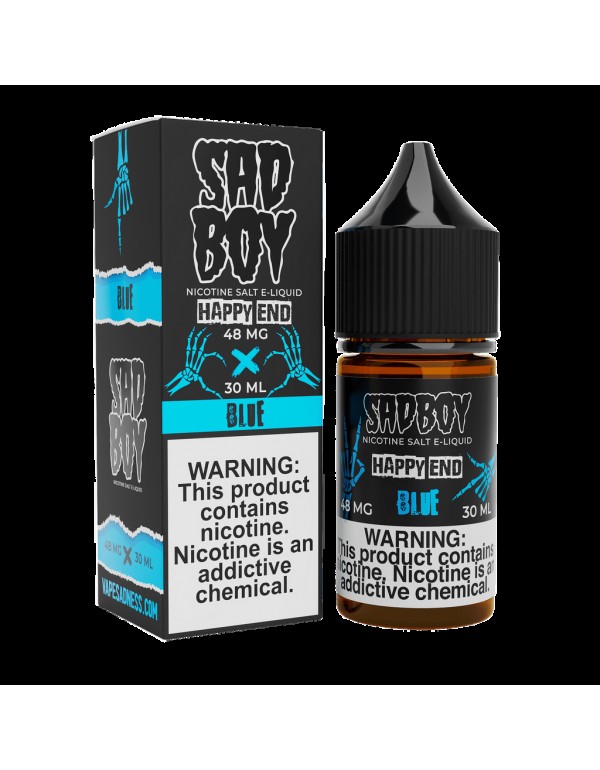 Sadboy Salts Happy End Blue 30ml Nic Salt Vape Jui...