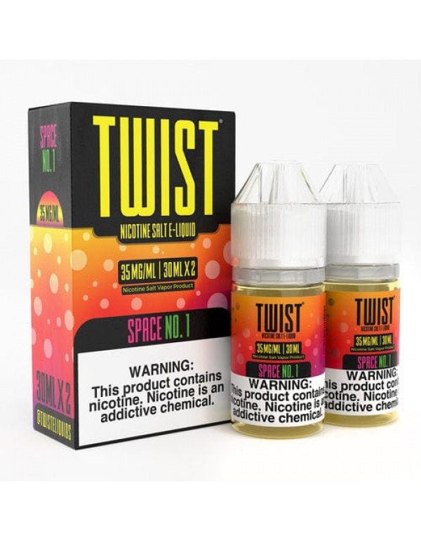 Space No.1 2x 30ml Nic Salt Vape Juice - Twist E-L...