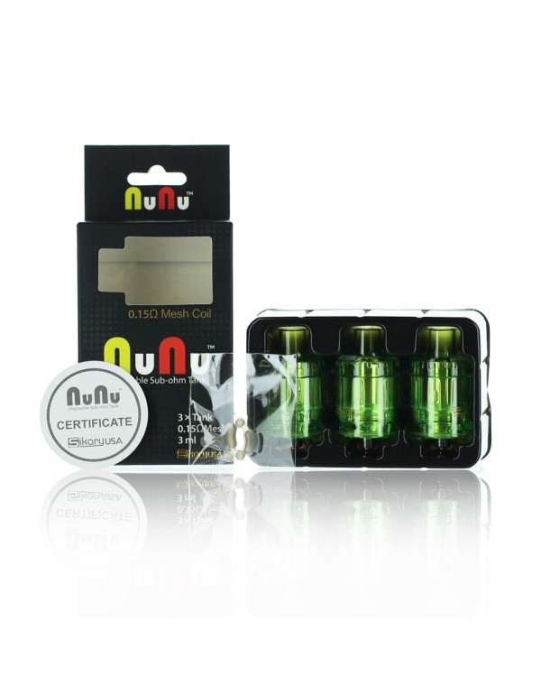 Sikary Vapor NuNu Disposable Sub-Ohm Tank (Pack of 3)