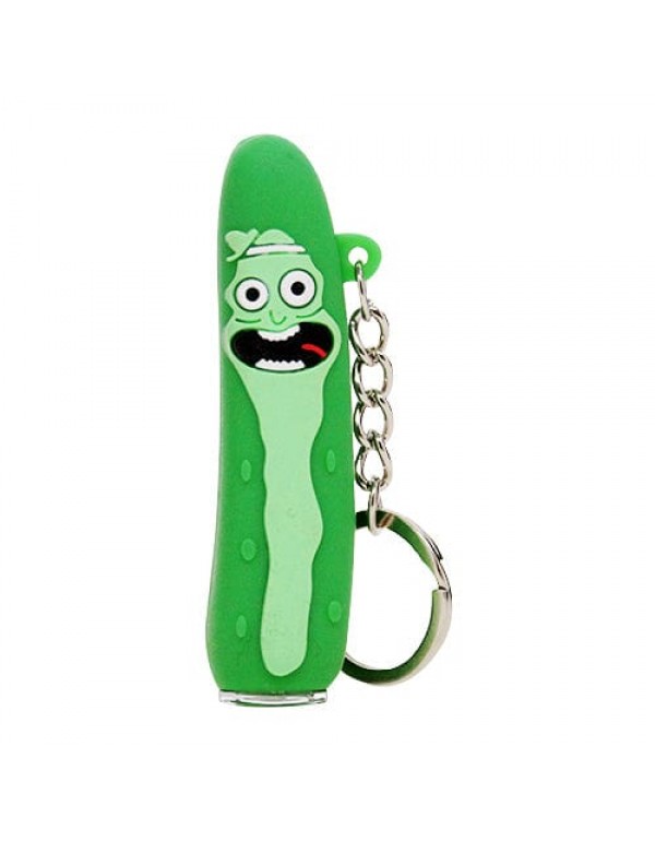 Mini Pickle Rick Keychain Chillum