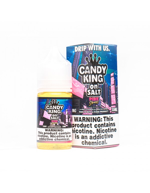 Candy King On Salt Pink Squares 30ml Nic Salt Vape...