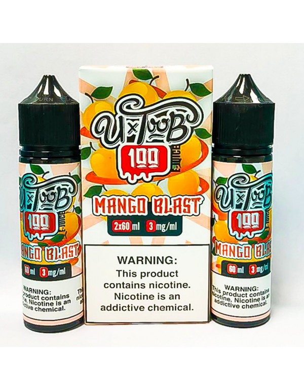 U TooB 100 Mango Blast 2x 60ml (120ml) Vape Juice