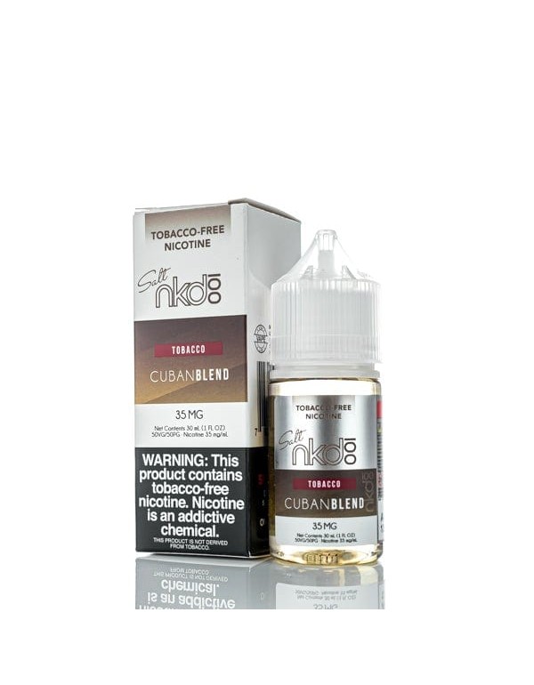 NKD 100 Salts Tobacco Cuban Blend 30ml Nic Salt Va...