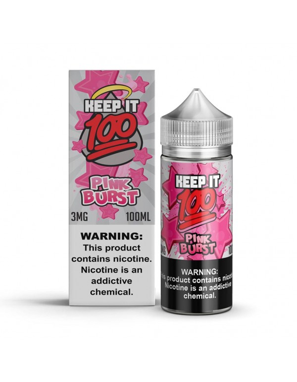 Pink Burst 100ml Vape Juice - Keep It 100