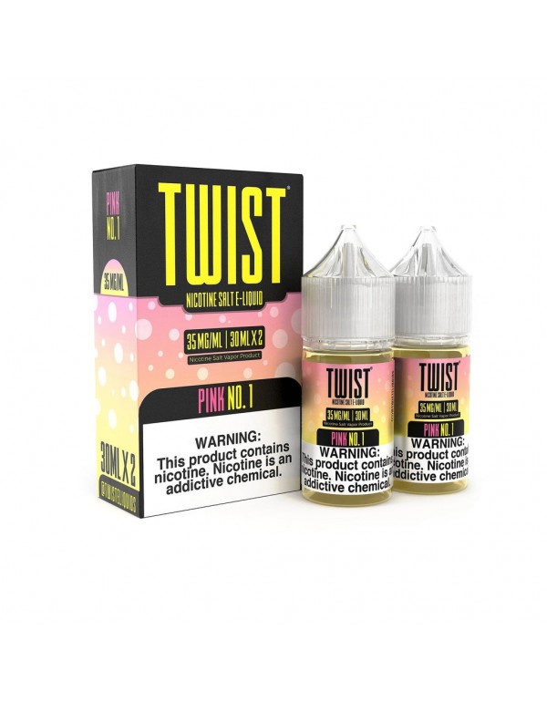 Pink No.1 2x 30ml (60ml) Nic Salt Vape Juice - Twi...