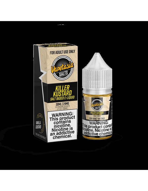 Vapetasia Salts Killer Kustard 30ml Nic Salt Vape ...