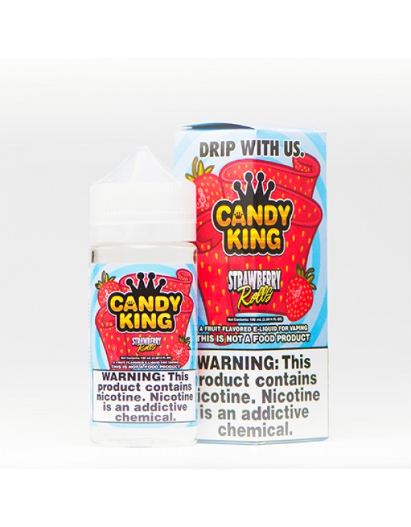 Candy King Strawberry Roll 100ml Vape Juice