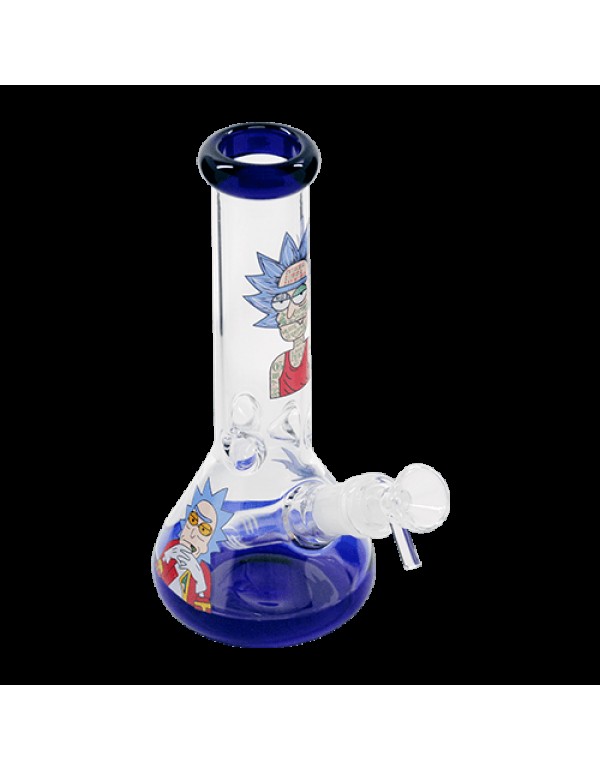 MonsterBud Rick & Morty Glass Beaker Bong