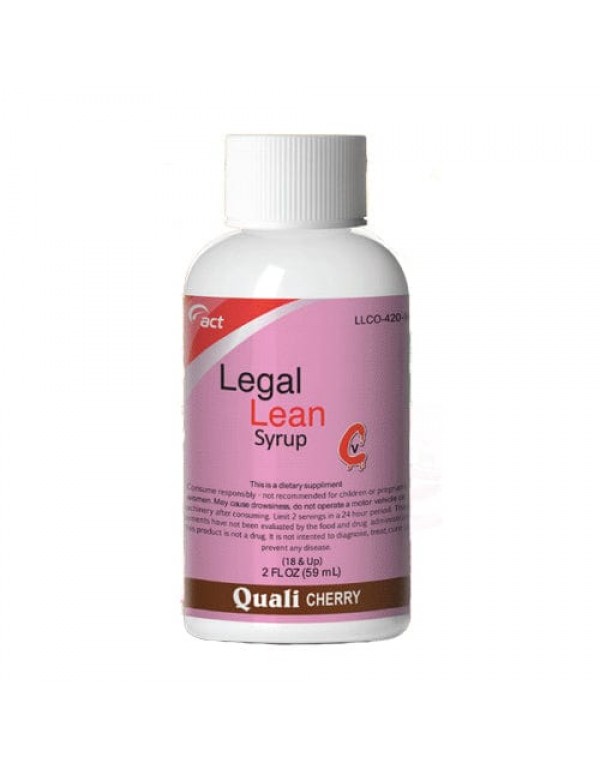 Legal Lean 2oz Syrup Bottle