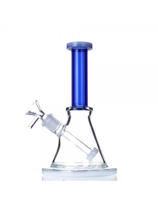 8" Triangular Bong w/ Built-In Downstem