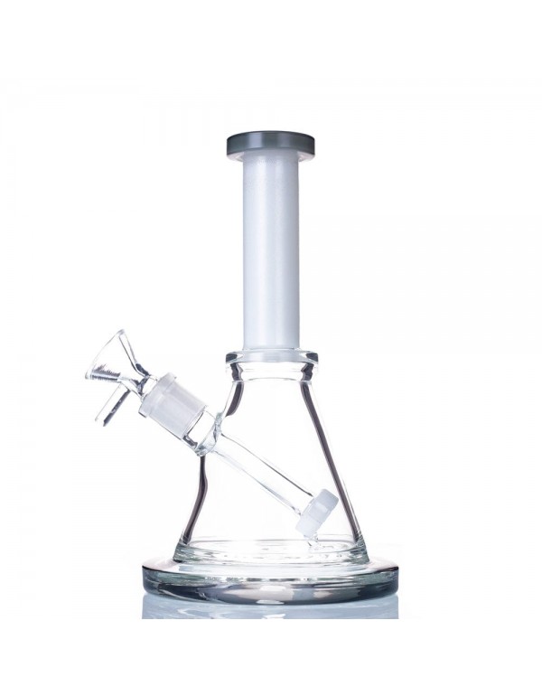 8" Triangular Bong w/ Built-In Downstem