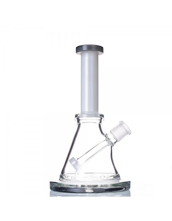 8" Triangular Bong w/ Built-In Downstem