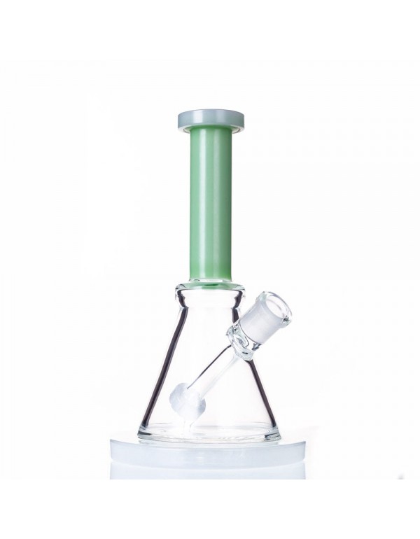 8" Triangular Bong w/ Built-In Downstem