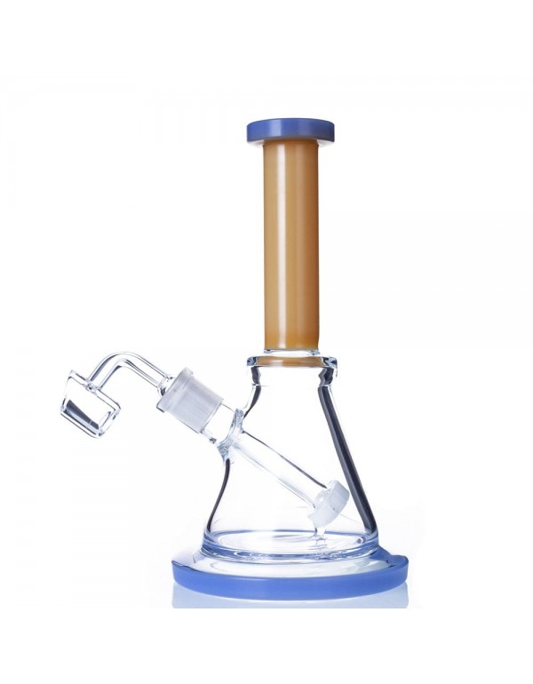 8" Triangular Bong w/ Built-In Downstem