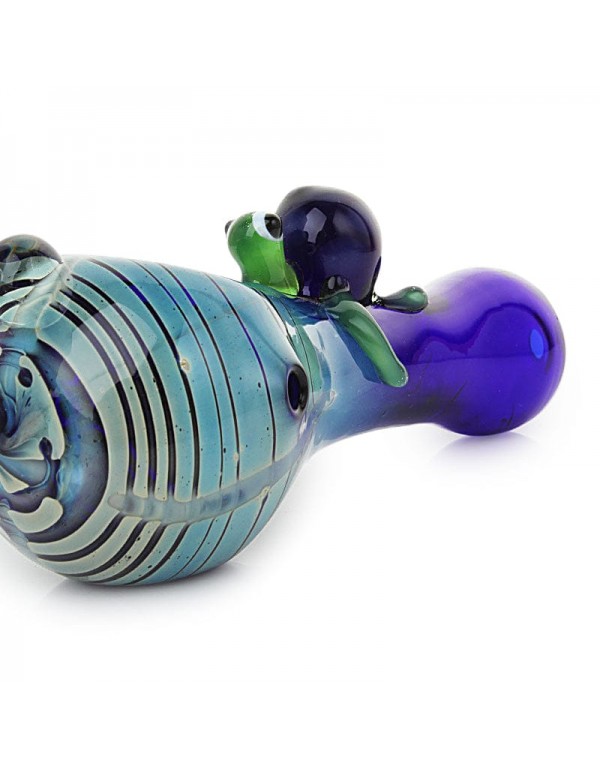 Sea Turtle Glass Hand Pipe