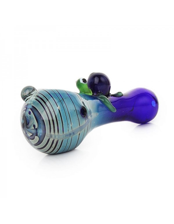 Sea Turtle Glass Hand Pipe