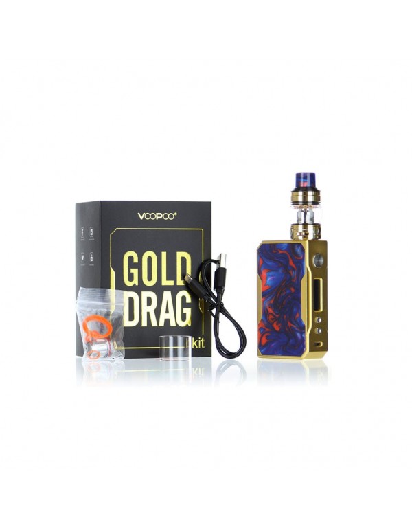 VOOPOO Gold DRAG 157W Kit w/ UFORCE Tank