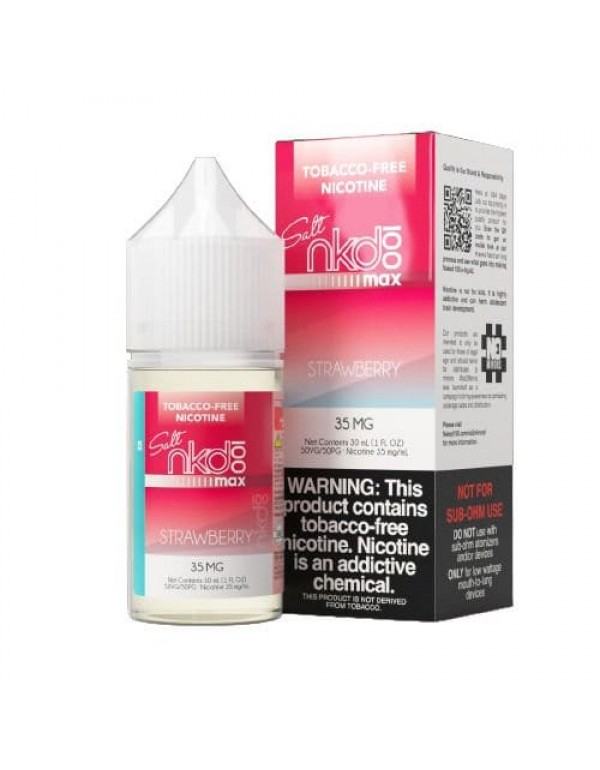 NKD 100 MAX Salts Strawberry Ice 30ml Nic Salt Vap...