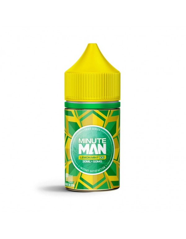 Minute Man Lemon Mint Ice 30ml Nic Salt Vape Juice