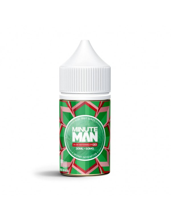 Minute Man Aloe Watermelon Ice 30ml Nic Salt Vape ...