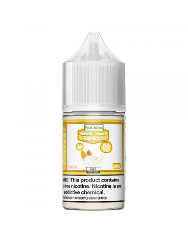 Pod Juice Vanilla Custard Tobacco (VCT) TF 30ml Ni...