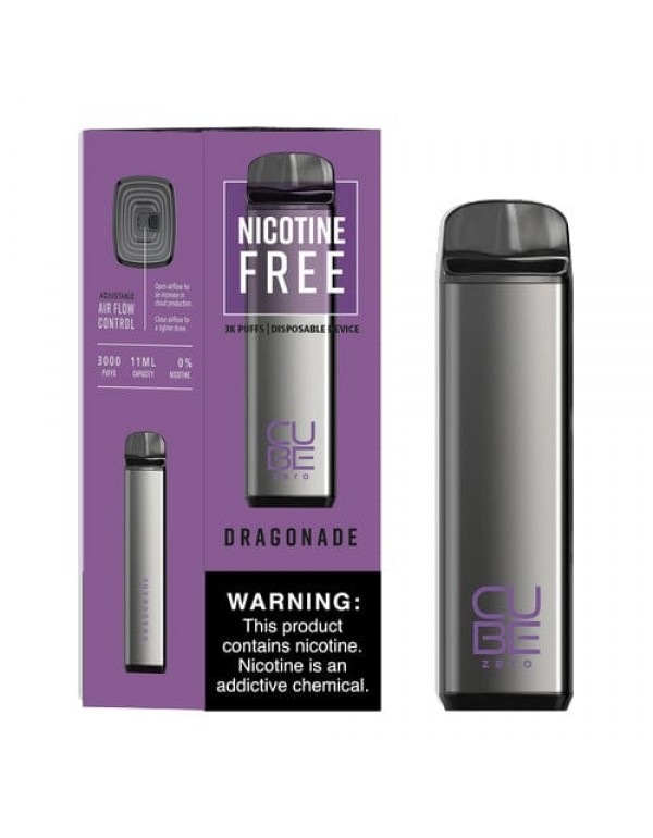 Vaportech Cube Zero 0mg Disposable Vape