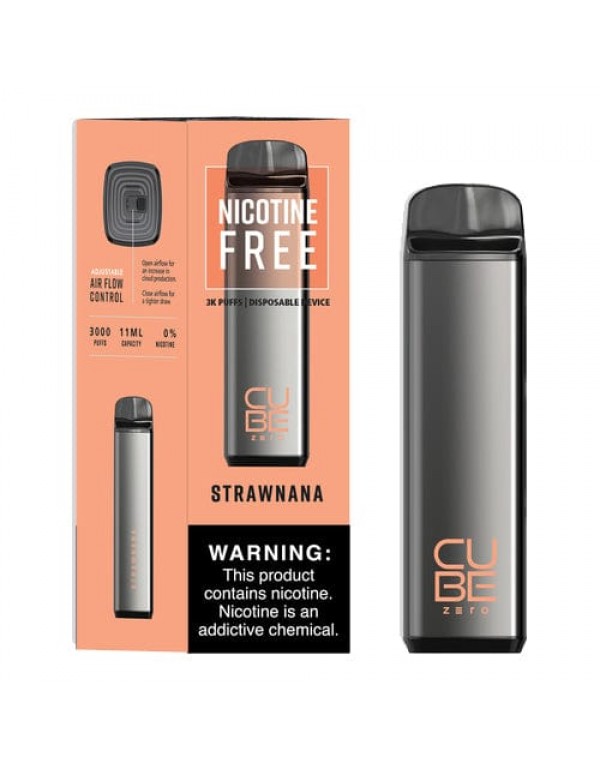 Vaportech Cube Zero 0mg Disposable Vape