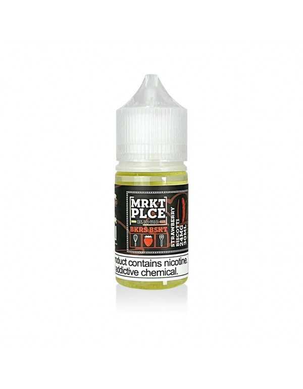 MRKT PLCE Strawberry Biscotti 30ml Nic Salt Vape J...