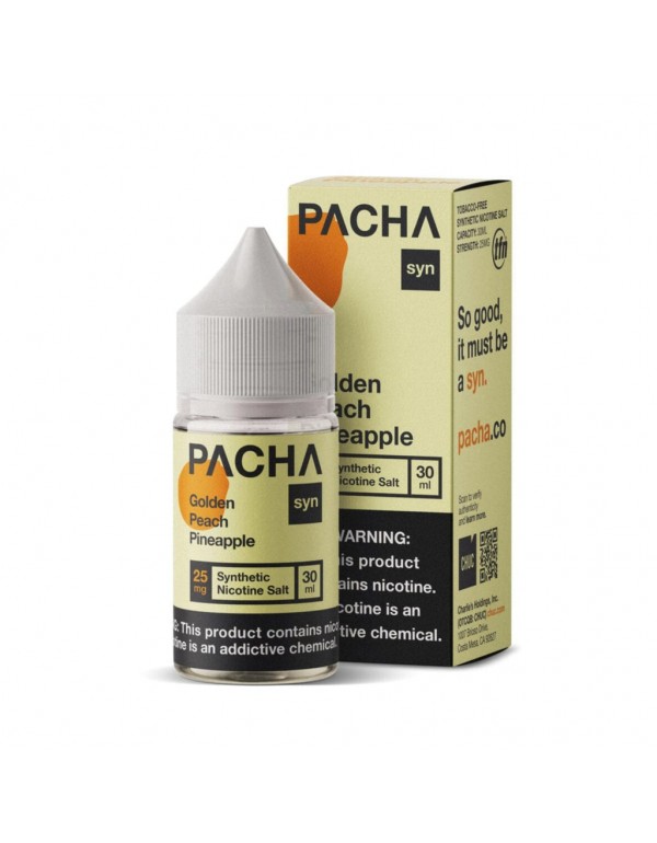 PACHA syn Golden Peach Pineapple 30ml Nic Salt Vap...