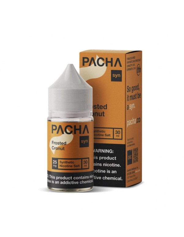 PACHA syn Frosted Cronut 30ml Nic Salt Vape Juice ...