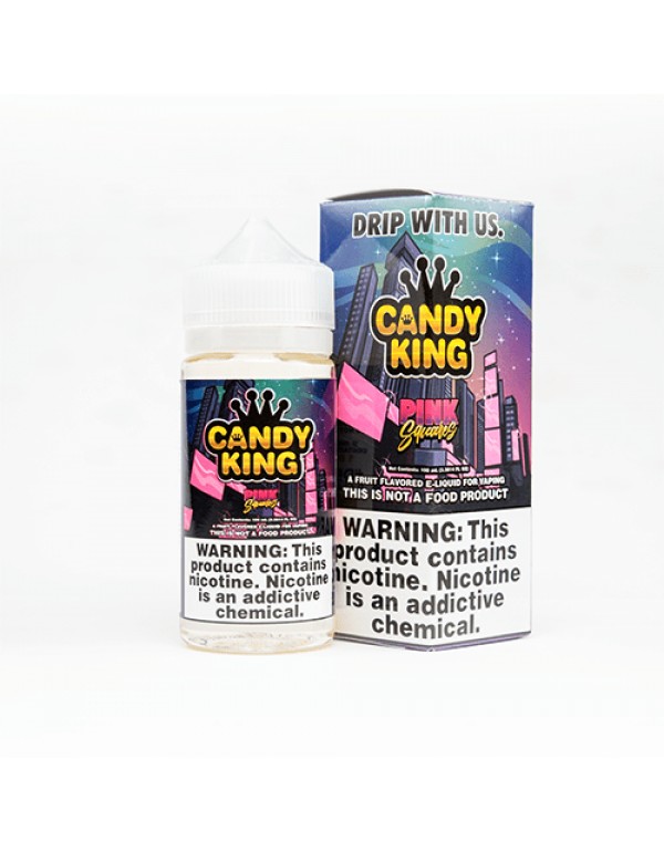 Candy King Pink Squares 100ml Vape Juice