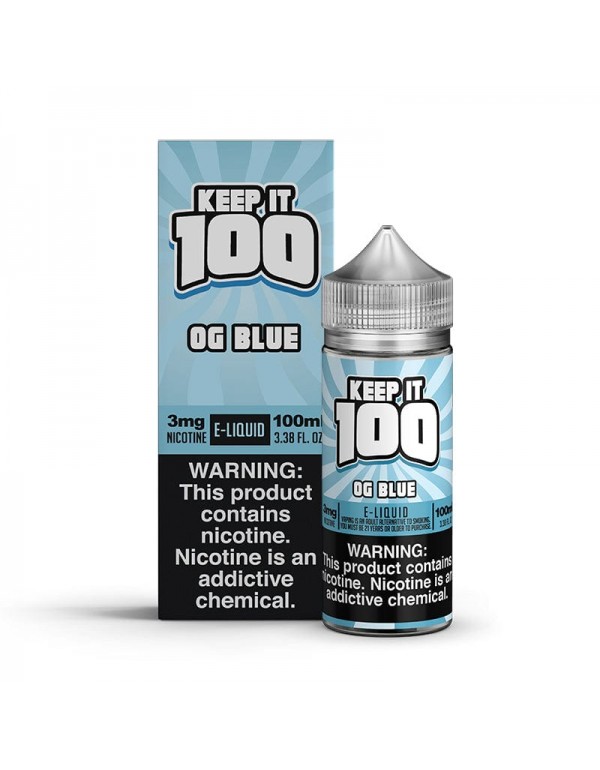 OG Blue 100ml Vape Juice - Keep It 100