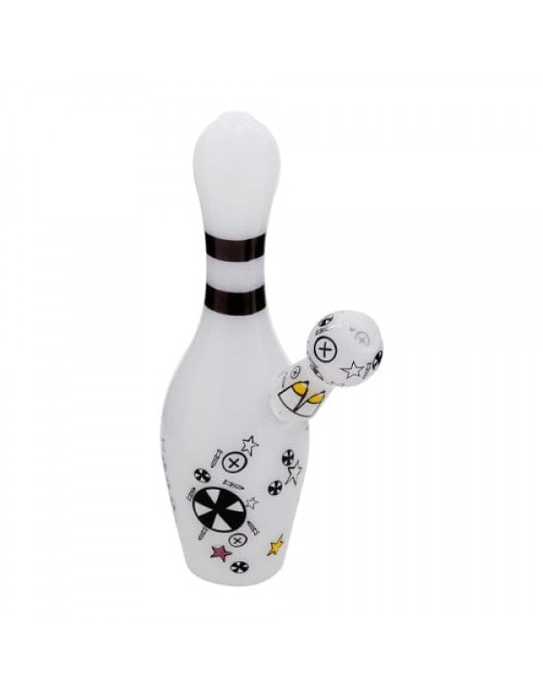 8" Bowling Pin Glass Dab Rig