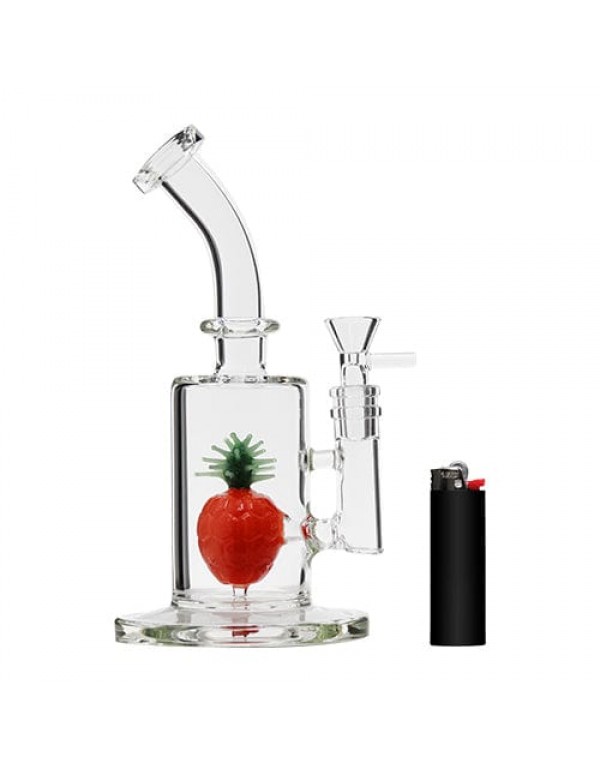 9" Glass Bong w/ Berry Perc