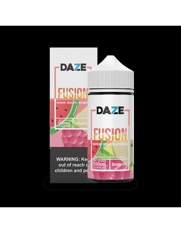 7 Daze Fusion Raspberry Green Apple Watermelon 100...