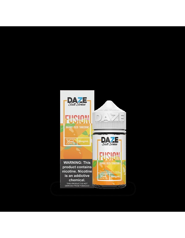 7 Daze Fusion Orange Yuzu Tangerine 30ml Nic Salt ...