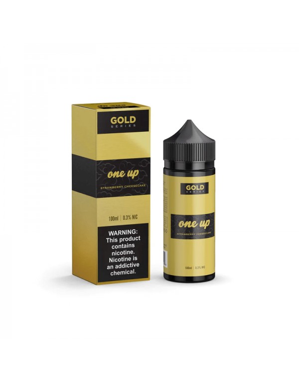 One Up Gold Strawberry Cheesecake TF 100ml Vape Ju...